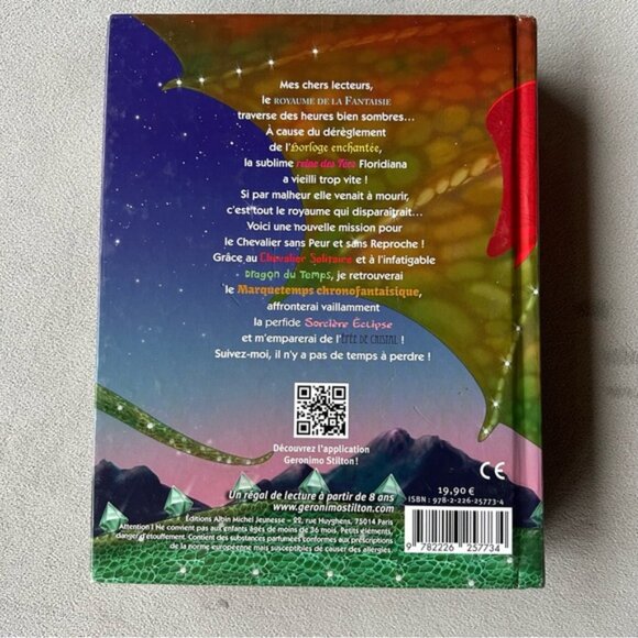 FRENCH ~ Geronimo Stilton ~ Le royaume de lhorloge magique ~ Hardcover - Picture 2 of 6